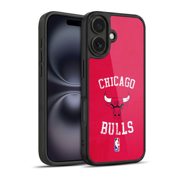 NBA Chicago Bulls Distressed Gel Armour Case For Apple iPhone 16