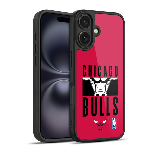 NBA Chicago Bulls Typography Gel Armour Case For Apple iPhone 16