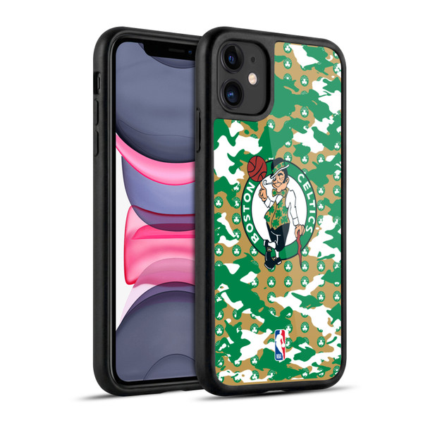 NBA Boston Celtics Camouflage Gel Armour Case For Apple iPhone 11
