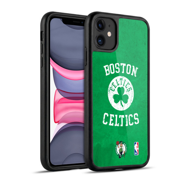 NBA Boston Celtics Distressed Gel Armour Case For Apple iPhone 11