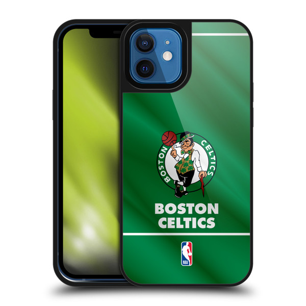 NBA Boston Celtics Horizontal Banner Gel Armour Case For Apple iPhone 12 / iPhone 12 Pro