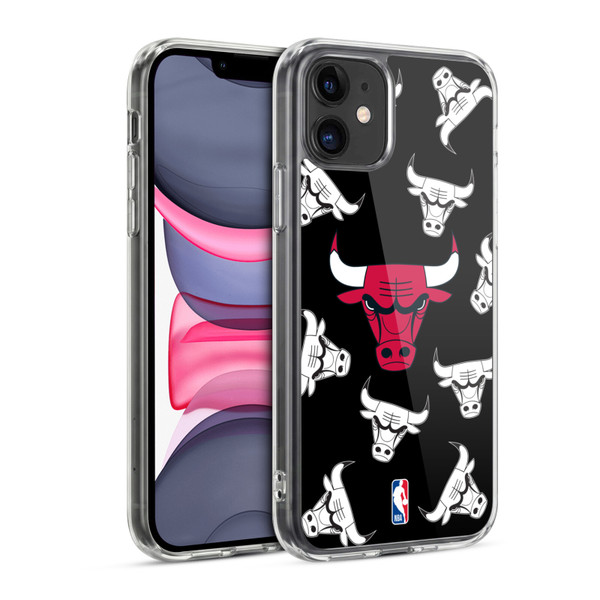 NBA Chicago Bulls Patterns Soft Gel Case for Apple iPhone 11