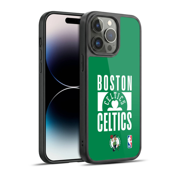 NBA Boston Celtics Typography Gel Armour Case For Apple iPhone 14 Pro Max