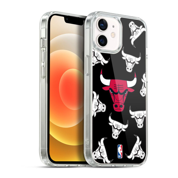 NBA Chicago Bulls Patterns Soft Gel Case for Apple iPhone 12 / iPhone 12 Pro & MagSafe