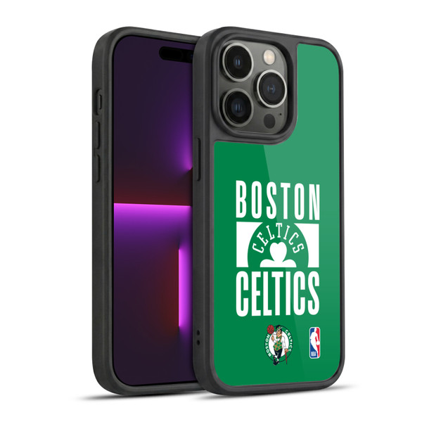 NBA Boston Celtics Typography Gel Armour Case For Apple iPhone 14 Pro