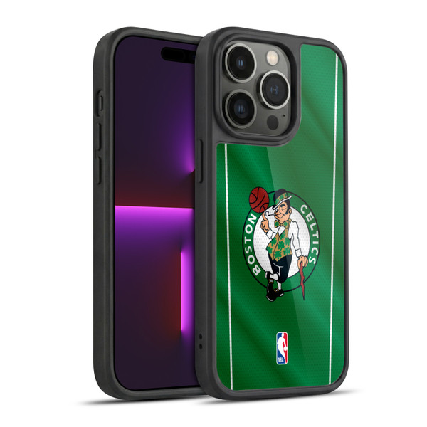 NBA Boston Celtics Vertical Banner Gel Armour Case For Apple iPhone 14 Pro