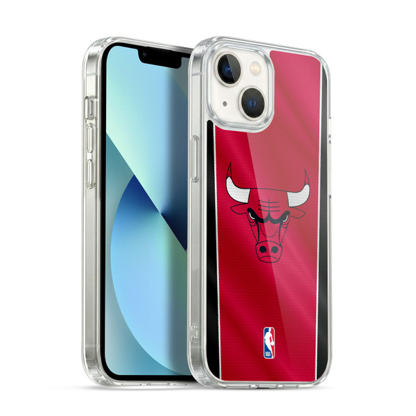 NBA Chicago Bulls Vertical Banner Soft Gel Case for Apple iPhone 13