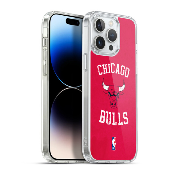 NBA Chicago Bulls Distressed Soft Gel Case for Apple iPhone 13 Pro Max & MagSafe