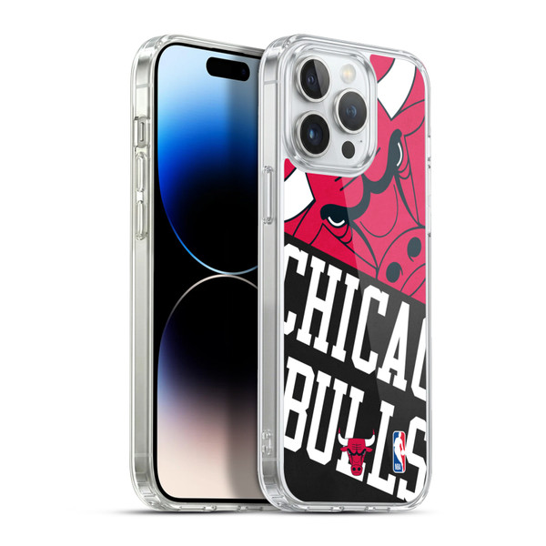 NBA Chicago Bulls Half Oversized Soft Gel Case for Apple iPhone 13 Pro Max & MagSafe