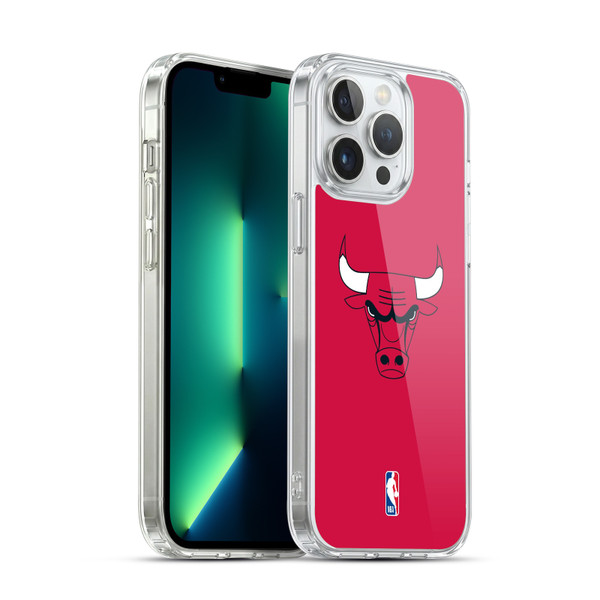 NBA Chicago Bulls Plain Soft Gel Case for Apple iPhone 13 Pro Max & MagSafe