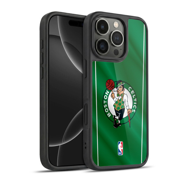 NBA Boston Celtics Vertical Banner Gel Armour Case For Apple iPhone 16 Pro
