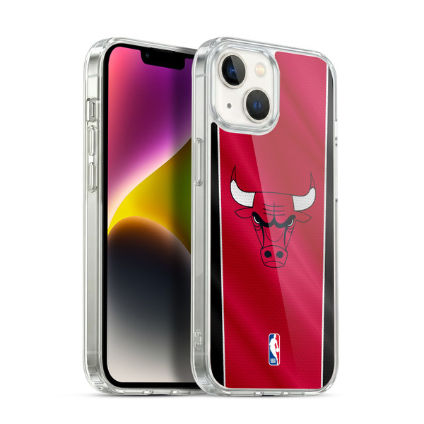 NBA Chicago Bulls Vertical Banner Soft Gel Case for Apple iPhone 14