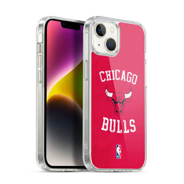 NBA Chicago Bulls Distressed Soft Gel Case for Apple iPhone 14 Plus & MagSafe