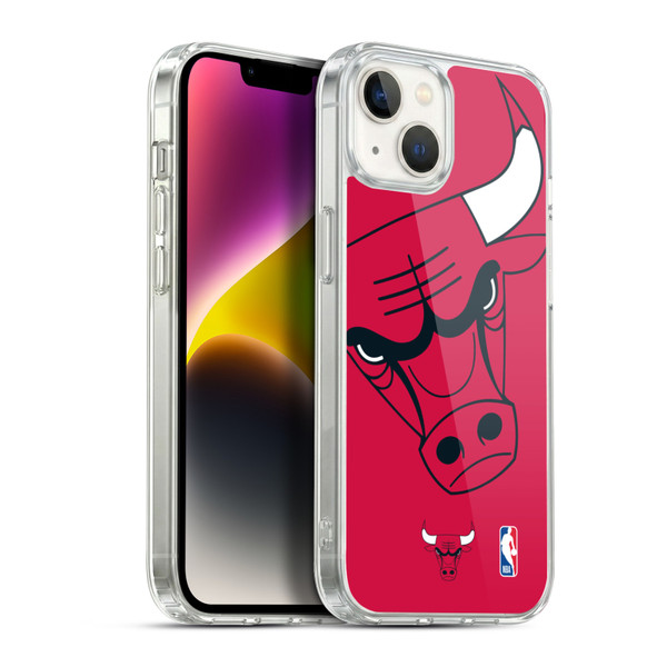 NBA Chicago Bulls Oversized Soft Gel Case for Apple iPhone 14 Plus & MagSafe