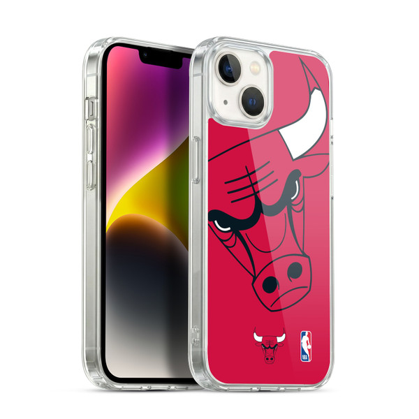 NBA Chicago Bulls Oversized Soft Gel Case for Apple iPhone 14 Plus & MagSafe