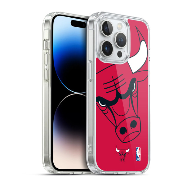 NBA Chicago Bulls Oversized Soft Gel Case for Apple iPhone 14 Pro & MagSafe