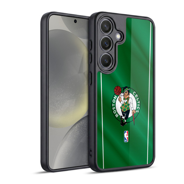 NBA Boston Celtics Vertical Banner Gel Armour Case For Samsung Galaxy S24 5G