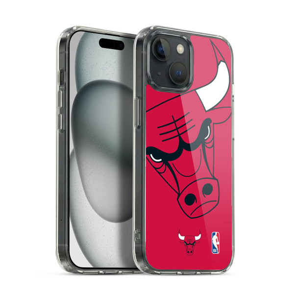 NBA Chicago Bulls Oversized Soft Gel Case for Apple iPhone 15 & MagSafe