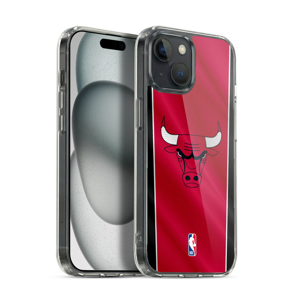 NBA Chicago Bulls Vertical Banner Soft Gel Case for Apple iPhone 15 & MagSafe