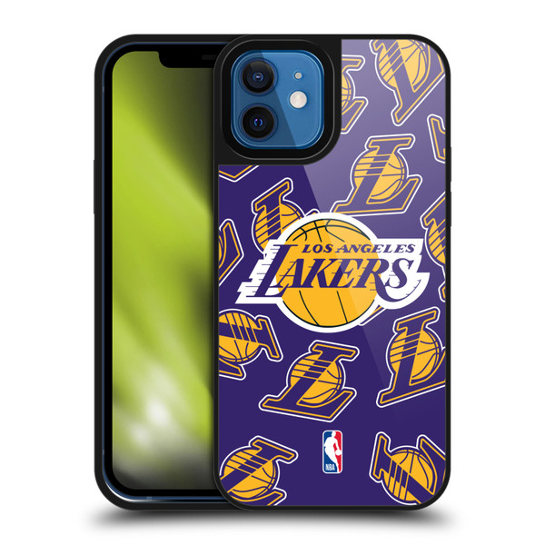 NBA Los Angeles Lakers Patterns Gel Armour Case For Apple iPhone 12 / iPhone 12 Pro
