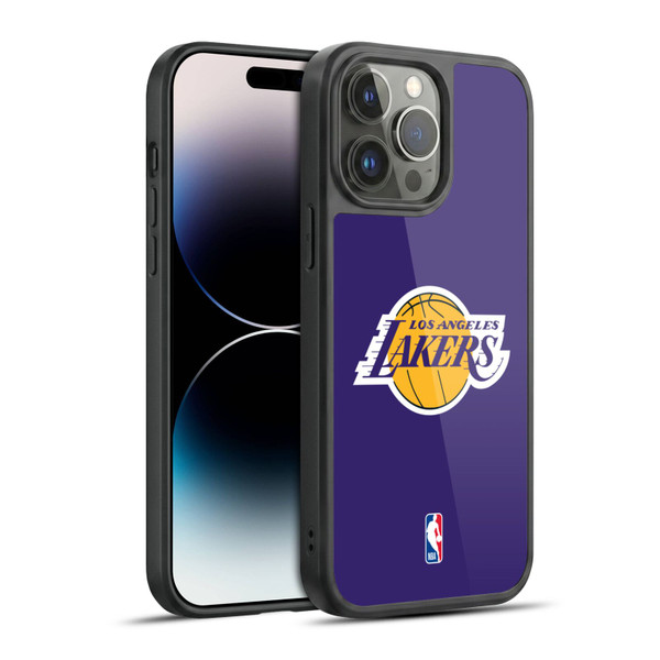 NBA Los Angeles Lakers Plain Gel Armour Case For Apple iPhone 14 Pro Max