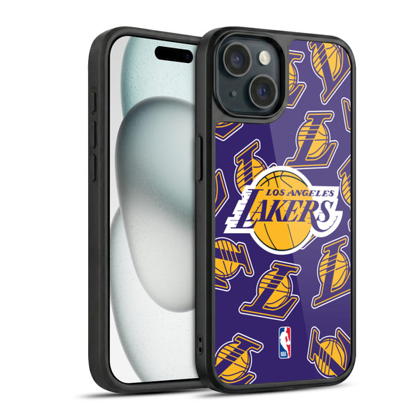 NBA Los Angeles Lakers Patterns Gel Armour Case For Apple iPhone 15