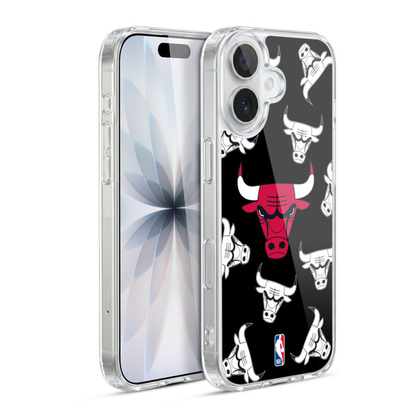 NBA Chicago Bulls Patterns Soft Gel Case for Apple iPhone 17