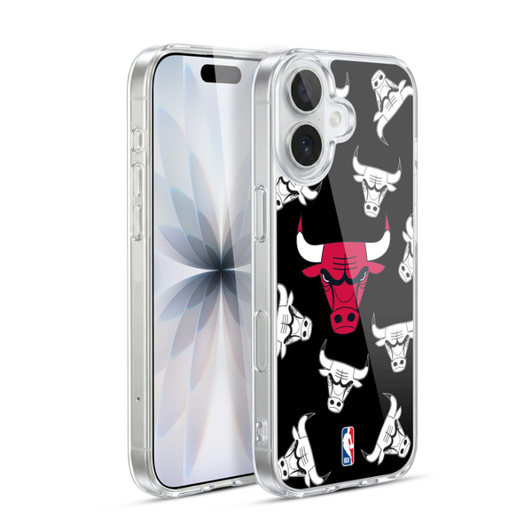 NBA Chicago Bulls Patterns Soft Gel Case for Apple iPhone 17
