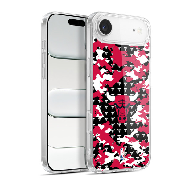 NBA Chicago Bulls Camouflage Soft Gel Case for Apple iPhone 17 Air