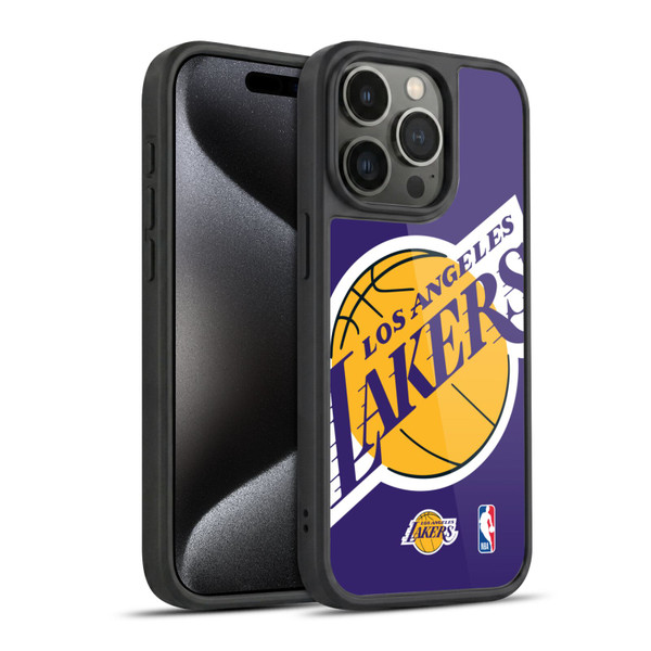 NBA Los Angeles Lakers Oversized Gel Armour Case For Apple iPhone 15 Pro