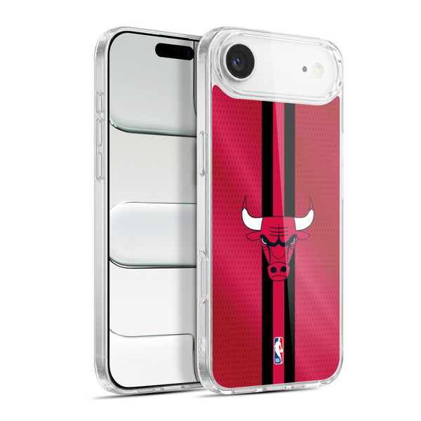 NBA Chicago Bulls Stripes Soft Gel Case for Apple iPhone 17 Air
