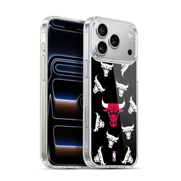 NBA Chicago Bulls Patterns Soft Gel Case for Apple iPhone 17 Pro Max