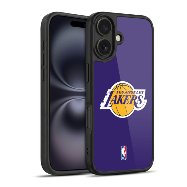 NBA Los Angeles Lakers Plain Gel Armour Case For Apple iPhone 16