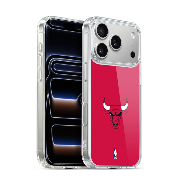 NBA Chicago Bulls Plain Soft Gel Case for Apple iPhone 17 Pro