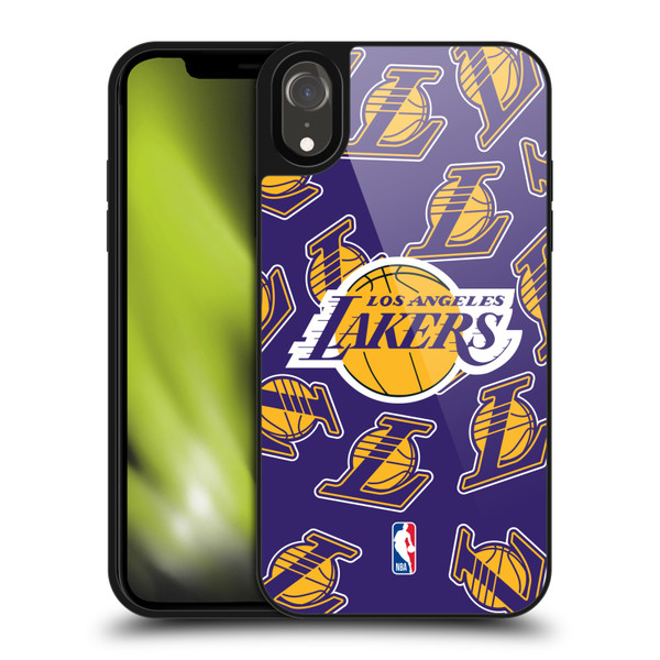 NBA Los Angeles Lakers Patterns Gel Armour Case For Apple iPhone XR