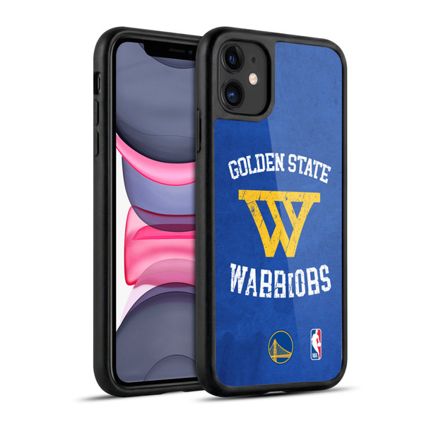 NBA Golden State Warriors Distressed Gel Armour Case For Apple iPhone 11