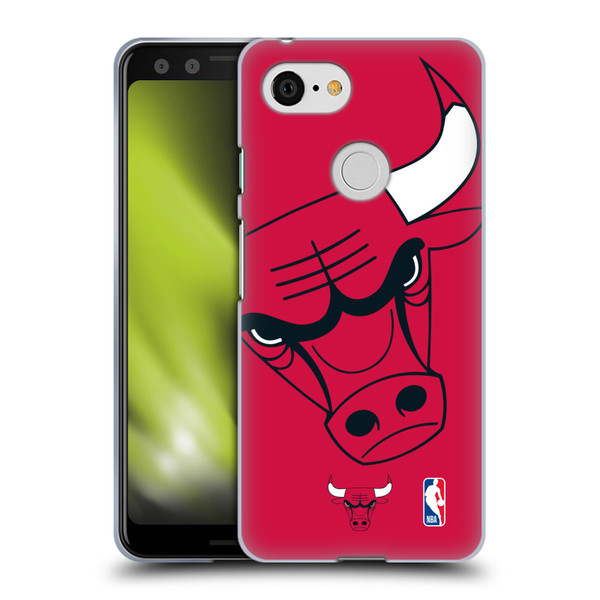 NBA Chicago Bulls Oversized Soft Gel Case for Google Pixel 3