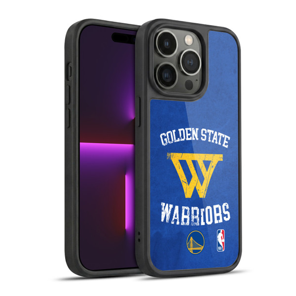 NBA Golden State Warriors Distressed Gel Armour Case For Apple iPhone 14 Pro