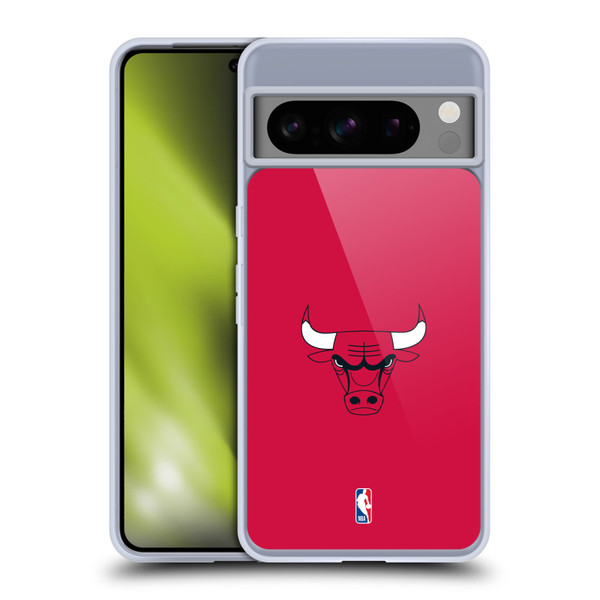 NBA Chicago Bulls Plain Soft Gel Case for Google Pixel 8 Pro