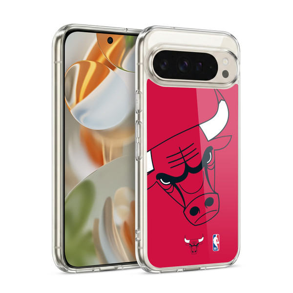 NBA Chicago Bulls Oversized Soft Gel Case for Google Pixel 9 / Pixel 9 Pro