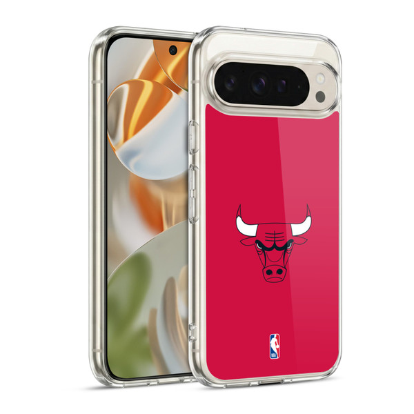 NBA Chicago Bulls Plain Soft Gel Case for Google Pixel 9 / Pixel 9 Pro