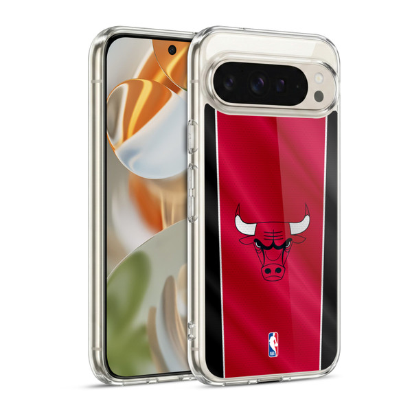 NBA Chicago Bulls Vertical Banner Soft Gel Case for Google Pixel 9 / Pixel 9 Pro