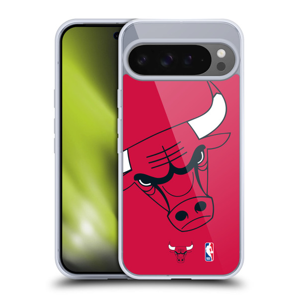 NBA Chicago Bulls Oversized Soft Gel Case for Google Pixel 9 Pro XL