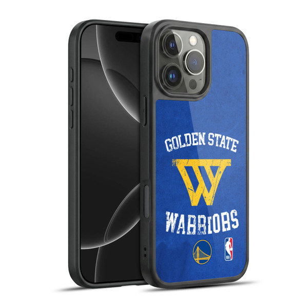 NBA Golden State Warriors Distressed Gel Armour Case For Apple iPhone 16 Pro Max