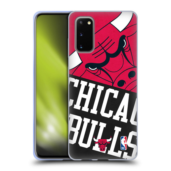 NBA Chicago Bulls Half Oversized Soft Gel Case for Samsung Galaxy S20 / S20 5G