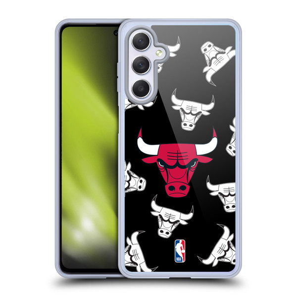 NBA Chicago Bulls Patterns Soft Gel Case for Samsung Galaxy M54 5G