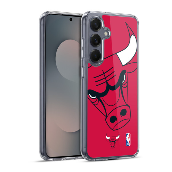 NBA Chicago Bulls Oversized Soft Gel Case for Samsung Galaxy S25+ & MagSafe
