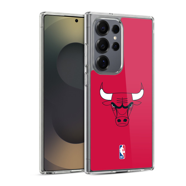 NBA Chicago Bulls Plain Soft Gel Case for Samsung Galaxy S25 Ultra & MagSafe