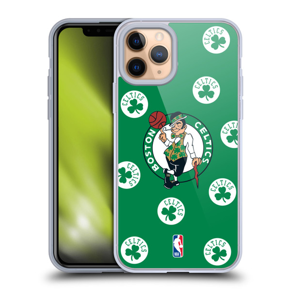 NBA Boston Celtics Patterns Soft Gel Case for Apple iPhone 11 Pro & MagSafe