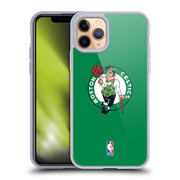 NBA Boston Celtics Plain Soft Gel Case for Apple iPhone 11 Pro & MagSafe